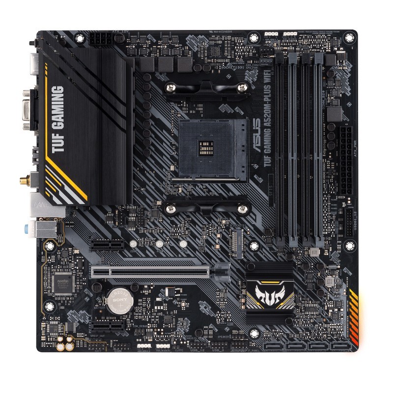 ASUS TUF A520M-Plus WIFI mATX Mainboard Sockel AM4 M.2/USB3.2/HDMI/D-Sub/WIFI